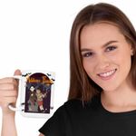 Casa si Gradina - Bucatarie si vesela - Cani si pahare - Cani si cesti - Cana Familia Addams Wednesday Horror Cimitir Halloween Valenines Day Dragobete Cupidon CoolTrend, alba, 330ml - Infinity.ro