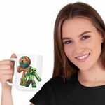 Casa si Gradina - Bucatarie si vesela - Cani si pahare - Cani si cesti - Cana Kendama Minecraft Creeper Trial CoolTrend, alba, 330ml - Infinity.ro