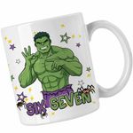 Casa si Gradina - Bucatarie si vesela - Cani si pahare - Cani si cesti - Cana Six Seven Hulk 67 Marvel Superhero CoolTrend, alba, 330ml - Infinity.ro