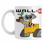 Casa si Gradina - Bucatarie si vesela - Cani si pahare - Cani si cesti - Cana Wall-E Planta Papuc Bocanc Cartoon Desene Animate CoolTrend, alba, 330ml - Infinity.ro