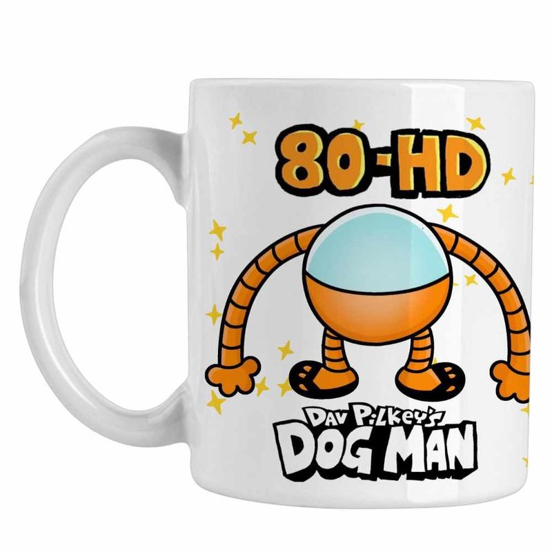 Casa si Gradina - Bucatarie si vesela - Cani si pahare - Cani si cesti - Cana Dog Man Robot 80-HD ADHD Dogman CoolTrend, alba, 330ml - Infinity.ro