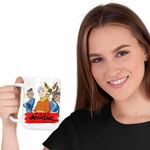 Casa si Gradina - Bucatarie si vesela - Cani si pahare - Cani si cesti - Cana Avatar Legenda lui Aang Katara Sokka Airbender, alba, 330ml - Infinity.ro