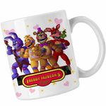 Casa si Gradina - Bucatarie si vesela - Cani si pahare - Cani si cesti - Cana Fnaf Party Five Nights at Freddy Horror Halloween CoolTrend, alba, 330ml - Infinity.ro