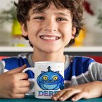 Casa si Gradina - Bucatarie si vesela - Cani si pahare - Cani si cesti - Cana Huntrix Derpy Pisica Demon Kpop CoolTrend, alba, 330ml - Infinity.ro
