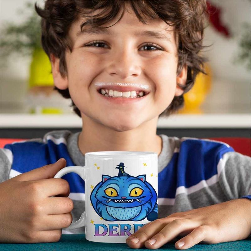 Casa si Gradina - Bucatarie si vesela - Cani si pahare - Cani si cesti - Cana Huntrix Derpy Pisica Demon Kpop CoolTrend, alba, 330ml - Infinity.ro