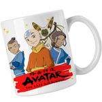 Casa si Gradina - Bucatarie si vesela - Cani si pahare - Cani si cesti - Cana Avatar Legenda lui Aang Katara Sokka Airbender, alba, 330ml - Infinity.ro