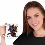 Casa si Gradina - Bucatarie si vesela - Cani si pahare - Cani si cesti - Cana Fnaf Horror Five Nights at Freddy Horror Halloween CoolTrend, alba, 330ml - Infinity.ro