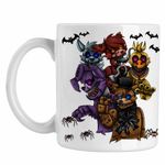 Casa si Gradina - Bucatarie si vesela - Cani si pahare - Cani si cesti - Cana Fnaf Horror Five Nights at Freddy Horror Halloween CoolTrend, alba, 330ml - Infinity.ro