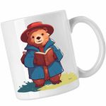 Casa si Gradina - Bucatarie si vesela - Cani si pahare - Cani si cesti - Cana Paddington Peru Urs Palarie, CoolTrend, alba, 330ml - Infinity.ro
