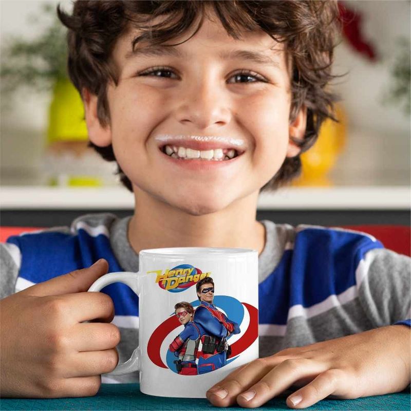 Casa si Gradina - Bucatarie si vesela - Cani si pahare - Cani si cesti - Cana Henry Danger, CoolTrend, alba, 330ml - Infinity.ro