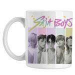 Casa si Gradina - Bucatarie si vesela - Cani si pahare - Cani si cesti - Cana Huntrix Saja Boys Legends Kpop CoolTrend, alba, 330ml - Infinity.ro