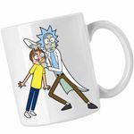 Casa si Gradina - Bucatarie si vesela - Cani si pahare - Cani si cesti - Cana Rick and Morty Casca Ochii, CoolTrend, alba, 330ml - Infinity.ro