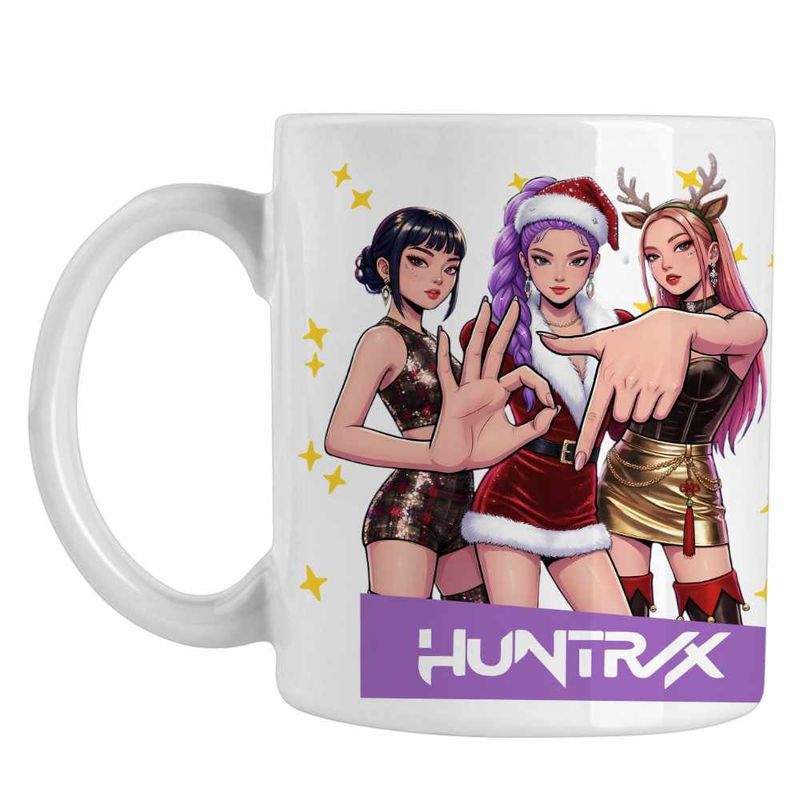 Casa si Gradina - Bucatarie si vesela - Cani si pahare - Cani si cesti - Cana Six Seven Huntrix 67 Demon Hunters Kpop CoolTrend, alba, 330ml - Infinity.ro