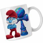 Casa si Gradina - Bucatarie si vesela - Cani si pahare - Cani si cesti - Cana Kendama Papa Strumf Smurf Gargamel CoolTrend, alba, 330ml - Infinity.ro
