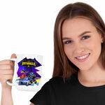 Casa si Gradina - Bucatarie si vesela - Cani si pahare - Cani si cesti - Cana Batwheels Dream Team Batroti Batman Robin, CoolTrend, alba, 330ml - Infinity.ro