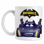 Casa si Gradina - Bucatarie si vesela - Cani si pahare - Cani si cesti - Cana Batwheels Batmobil Bam Batman Batroti Masini, CoolTrend, alba, 330ml - Infinity.ro