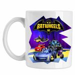 Casa si Gradina - Bucatarie si vesela - Cani si pahare - Cani si cesti - Cana Batwheels Dream Team Batroti Batman Robin, CoolTrend, alba, 330ml - Infinity.ro