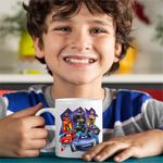 Casa si Gradina - Bucatarie si vesela - Cani si pahare - Cani si cesti - Cana Batwheels Batman Robin Batgirl Batroti Legende, CoolTrend, alba, 330ml - Infinity.ro
