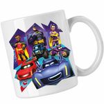 Casa si Gradina - Bucatarie si vesela - Cani si pahare - Cani si cesti - Cana Batwheels Batman Robin Batgirl Batroti Legende, CoolTrend, alba, 330ml - Infinity.ro