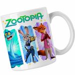 Casa si Gradina - Bucatarie si vesela - Cani si pahare - Cani si cesti - Cana Zootopia Dream Team Zootropolis Politisti CoolTrend, alba, 330ml - Infinity.ro