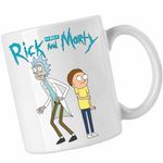 Casa si Gradina - Bucatarie si vesela - Cani si pahare - Cani si cesti - Cana Rick and Morty Cartoon Network, CoolTrend, alba, 330ml - Infinity.ro