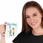 Casa si Gradina - Bucatarie si vesela - Cani si pahare - Cani si cesti - Cana Rick and Morty Cartoon Network, CoolTrend, alba, 330ml - Infinity.ro