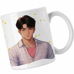 Casa si Gradina - Bucatarie si vesela - Cani si pahare - Cani si cesti - Cana Huntrix Saja Boys Jinu Kpop Demon Hunters CoolTrend, alba, 330ml - Infinity.ro