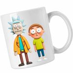 Casa si Gradina - Bucatarie si vesela - Cani si pahare - Cani si cesti - Cana Rick and Morty Desene Animate, CoolTrend, alba, 330ml - Infinity.ro