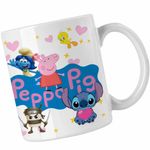 Casa si Gradina - Bucatarie si vesela - Cani si pahare - Cani si cesti - Cana Desene Animate Peppa Pig CoolTrend, alba, 330ml - Infinity.ro