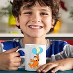 Casa si Gradina - Bucatarie si vesela - Cani si pahare - Cani si cesti - Cana Garfield Baloane Desene Dublate, CoolTrend, alba, 330ml - Infinity.ro
