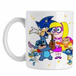 Casa si Gradina - Bucatarie si vesela - Cani si pahare - Cani si cesti - Cana Hamster Gretel Sonic Stitch CoolTrend, alba, 330ml - Infinity.ro