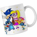 Casa si Gradina - Bucatarie si vesela - Cani si pahare - Cani si cesti - Cana Hamster Gretel Sonic Stitch CoolTrend, alba, 330ml - Infinity.ro