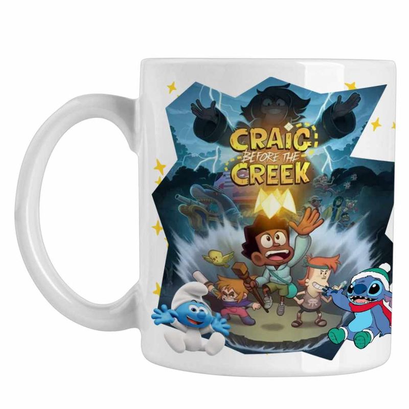 Casa si Gradina - Bucatarie si vesela - Cani si pahare - Cani si cesti - Cana Craig Dumbrava Cartoon Network CoolTrend, alba, 330ml - Infinity.ro