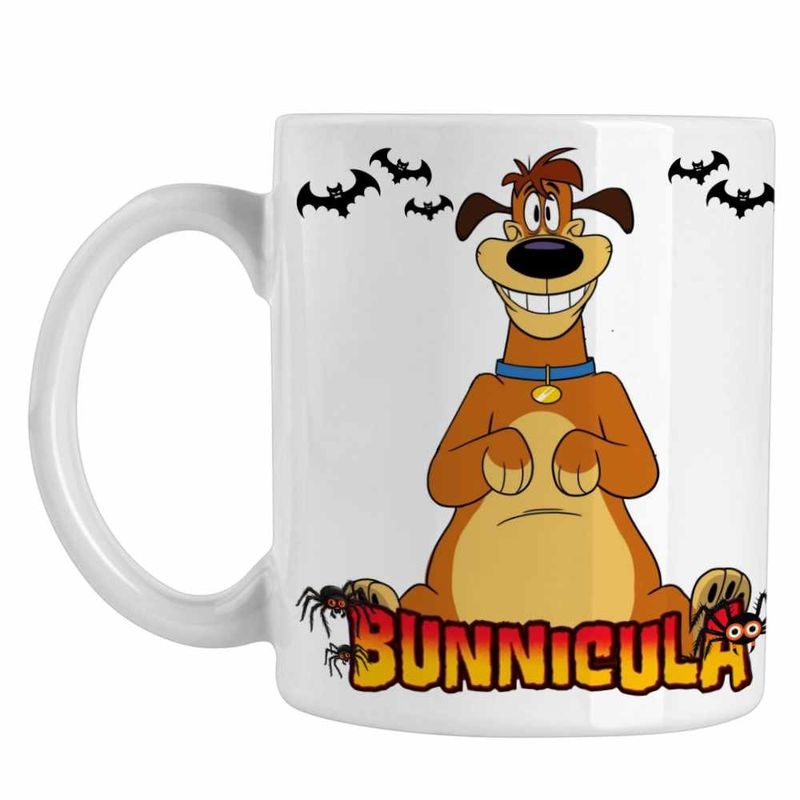 Casa si Gradina - Bucatarie si vesela - Cani si pahare - Cani si cesti - Cana Harold Draculas Vampirul Iepuras CoolTrend, alba, 330ml - Infinity.ro