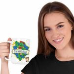 Casa si Gradina - Bucatarie si vesela - Cani si pahare - Cani si cesti - Cana Franklin Logo CoolTrend, alba, 330ml - Infinity.ro