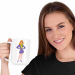 Casa si Gradina - Bucatarie si vesela - Cani si pahare - Cani si cesti - Cana Scooby Doo Daphne Blake, CoolTrend, alba, 330ml - Infinity.ro