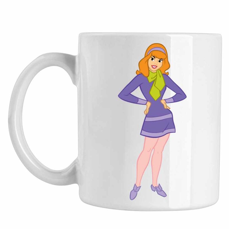Casa si Gradina - Bucatarie si vesela - Cani si pahare - Cani si cesti - Cana Scooby Doo Daphne Blake, CoolTrend, alba, 330ml - Infinity.ro