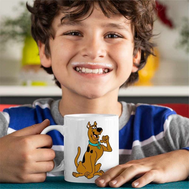 Casa si Gradina - Bucatarie si vesela - Cani si pahare - Cani si cesti - Cana Scooby Doo Unde esti tu, CoolTrend, alba, 330ml - Infinity.ro