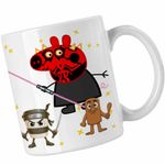 Casa si Gradina - Bucatarie si vesela - Cani si pahare - Cani si cesti - Cana Peppa Star Wars Darth Maul CoolTrend, alba, 330ml - Infinity.ro