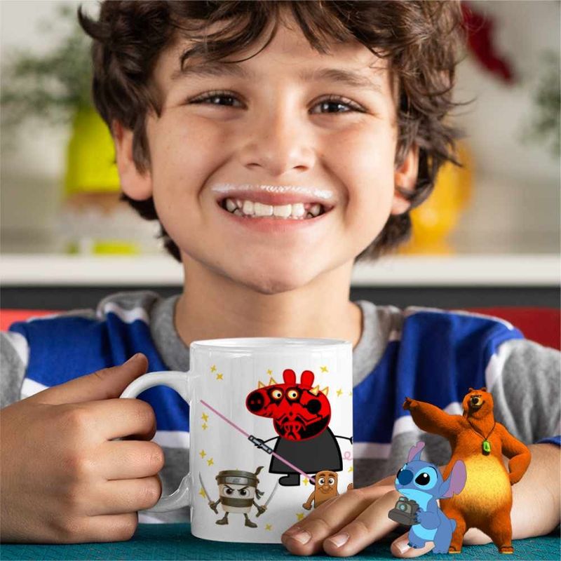 Casa si Gradina - Bucatarie si vesela - Cani si pahare - Cani si cesti - Cana Peppa Star Wars Darth Maul CoolTrend, alba, 330ml - Infinity.ro