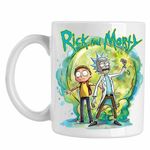 Casa si Gradina - Bucatarie si vesela - Cani si pahare - Cani si cesti - Cana Rick and Morty Planete Spatiu, CoolTrend, alba, 330ml - Infinity.ro