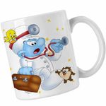 Casa si Gradina - Bucatarie si vesela - Cani si pahare - Cani si cesti - Cana Doctorul Strumfii Urgenta Medic CoolTrend, alba, 330ml - Infinity.ro