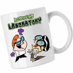 Casa si Gradina - Bucatarie si vesela - Cani si pahare - Cani si cesti - Cana Dexters Laboratory Mandark Victorie, CoolTrend, alba, 330ml - Infinity.ro