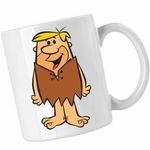 Casa si Gradina - Bucatarie si vesela - Cani si pahare - Cani si cesti - Cana Familia Flintstone Barney Rubble Epoca de Piatra, CoolTrend, alba, 330ml - Infinity.ro