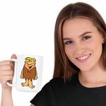 Casa si Gradina - Bucatarie si vesela - Cani si pahare - Cani si cesti - Cana Familia Flintstone Barney Rubble Epoca de Piatra, CoolTrend, alba, 330ml - Infinity.ro