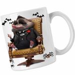 Casa si Gradina - Bucatarie si vesela - Cani si pahare - Cani si cesti - Cana Zootopia Mr Big Mafia Boss CoolTrend, alba, 330ml - Infinity.ro