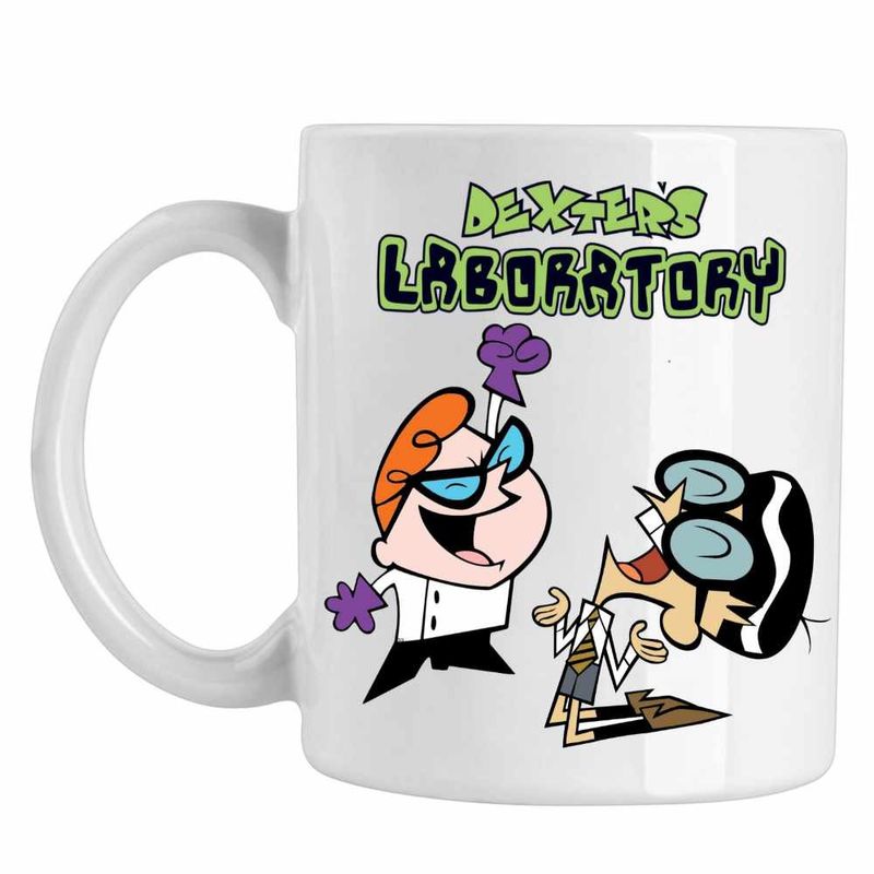 Casa si Gradina - Bucatarie si vesela - Cani si pahare - Cani si cesti - Cana Dexters Laboratory Mandark Victorie, CoolTrend, alba, 330ml - Infinity.ro