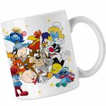 Casa si Gradina - Bucatarie si vesela - Cani si pahare - Cani si cesti - Cana Bugs Bunny Looney Tunes Prieteni CoolTrend, alba, 330ml - Infinity.ro