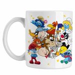 Casa si Gradina - Bucatarie si vesela - Cani si pahare - Cani si cesti - Cana Bugs Bunny Looney Tunes Prieteni CoolTrend, alba, 330ml - Infinity.ro