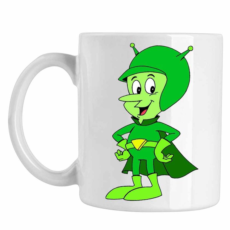 Casa si Gradina - Bucatarie si vesela - Cani si pahare - Cani si cesti - Cana Familia Flintstone Gazoo Extraterestru Alien, CoolTrend, alba, 330ml - Infinity.ro